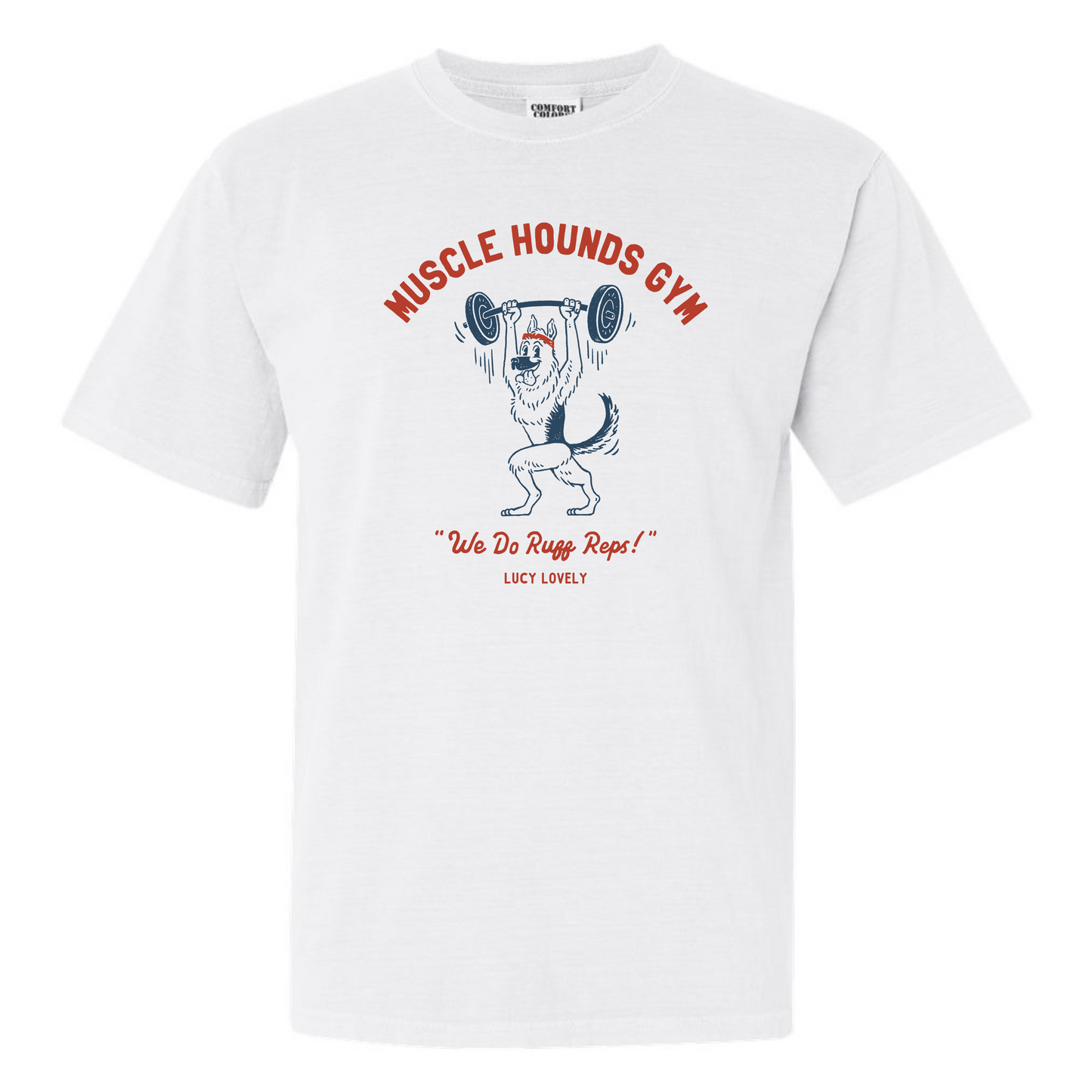 Muscle Hounds Gym Unisex Heavyweight T-Shirt