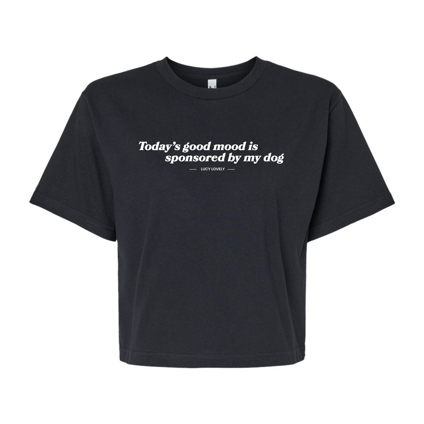 “Today’s Good Mood…” Women’s Boxy Tee