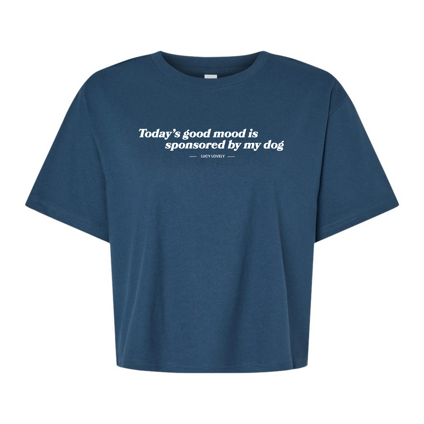 “Today’s Good Mood…” Women’s Boxy Tee