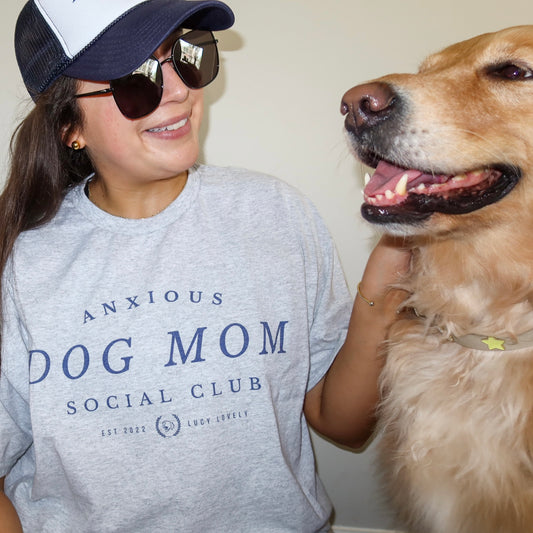 Anxious Dog Mom Social Club T-Shirt