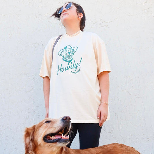 “Howdy” Unisex Heavyweight T-Shirt