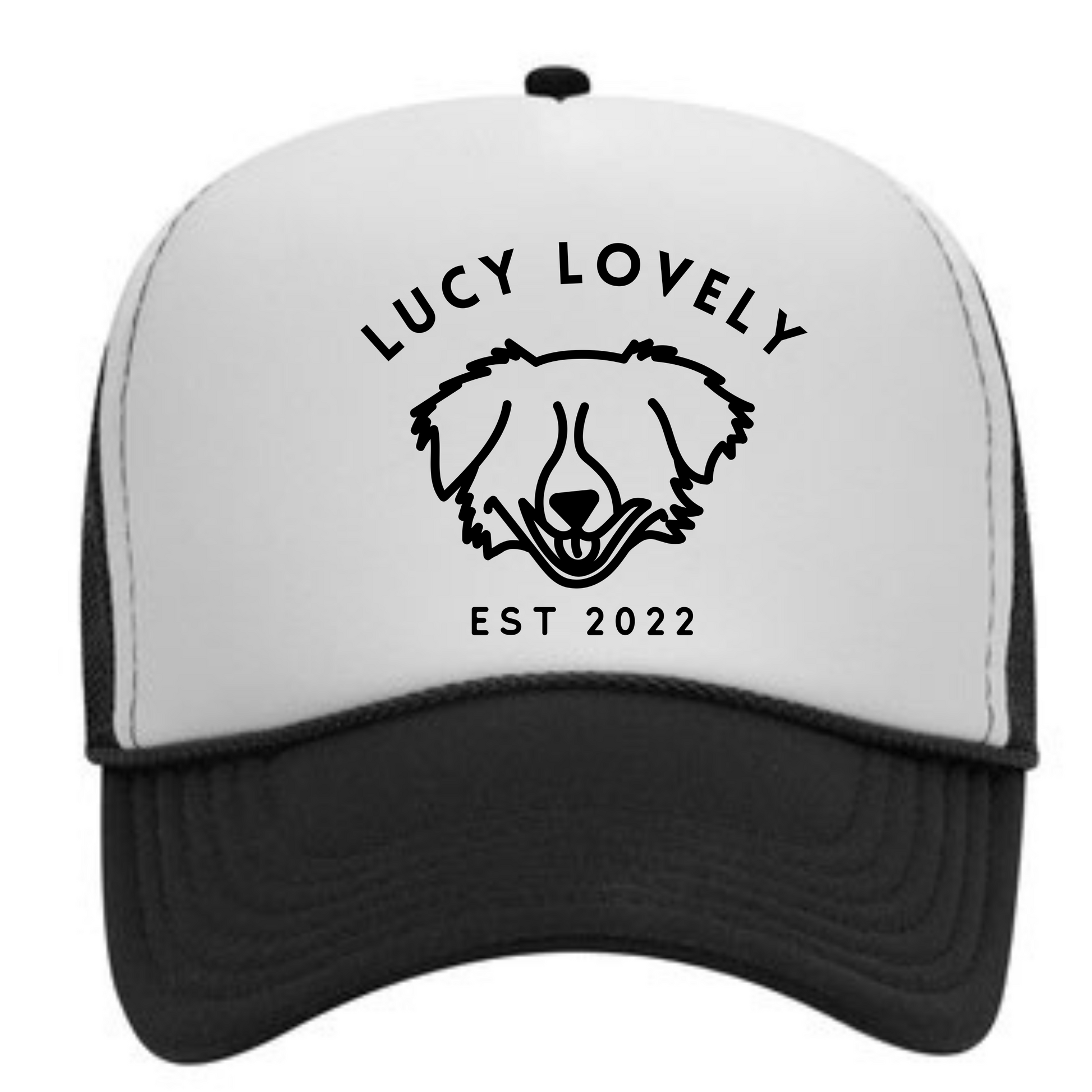 Pick your dog breed foam trucker hat - dog mom hat, dog person hat