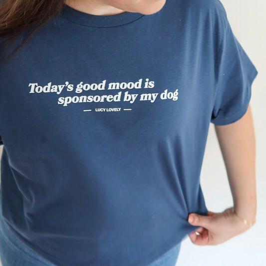 “Today’s Good Mood…” Women’s Boxy Tee