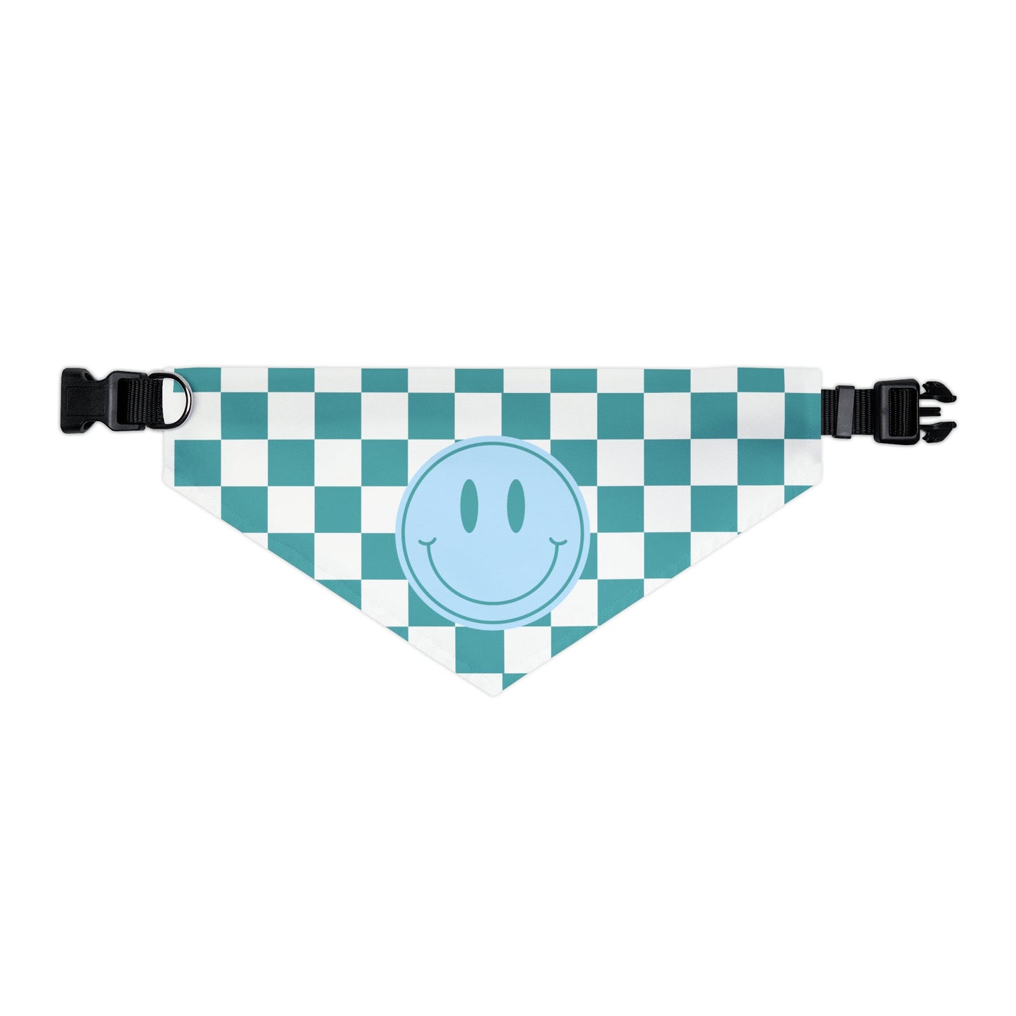 Blue Smile Pet Collar Bandana