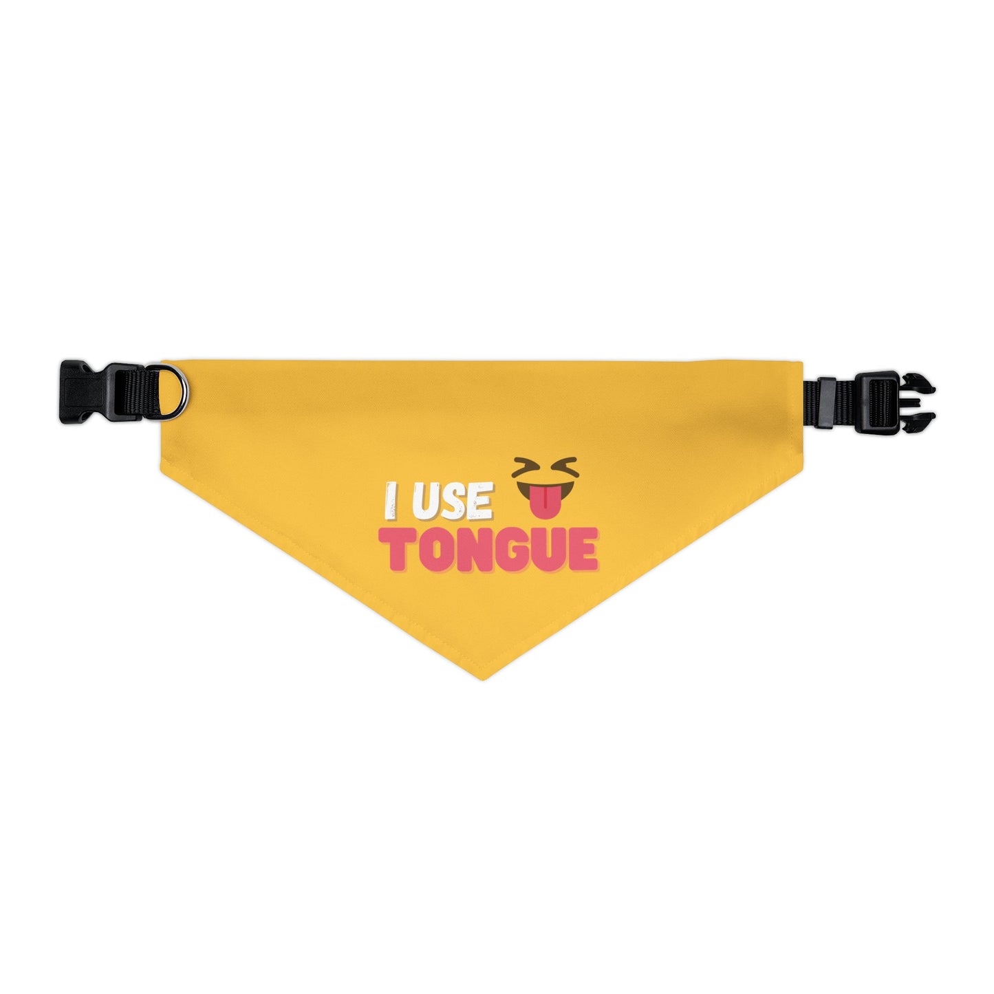 I Use Tongue Pet Collar Bandana
