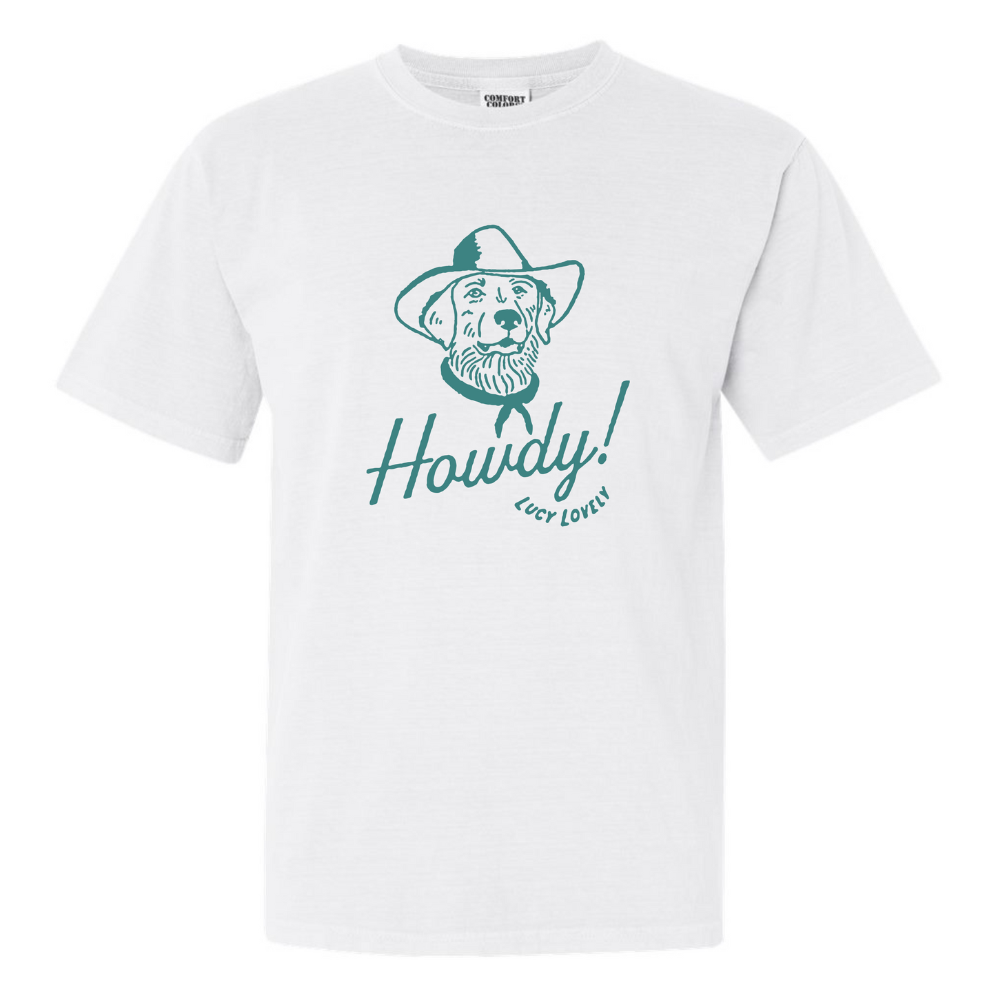 “Howdy” Unisex Heavyweight T-Shirt