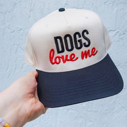 “Dogs Love Me” 5 Panel Baseball Cap