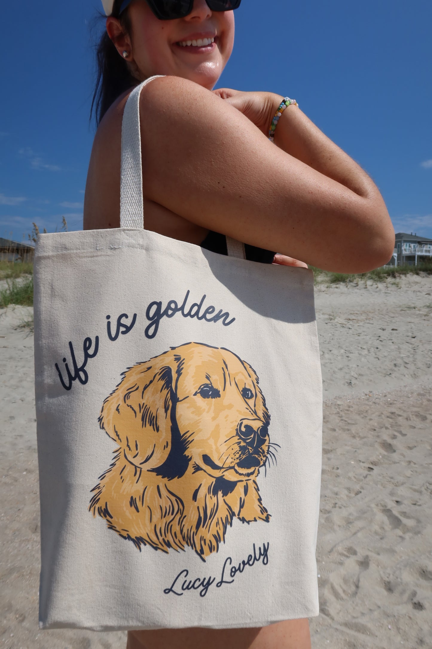 Life is Golden Canvas Tote Bag