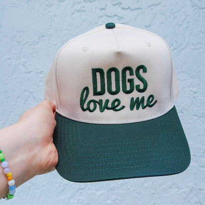 “Dogs Love Me” 5 Panel Baseball Cap