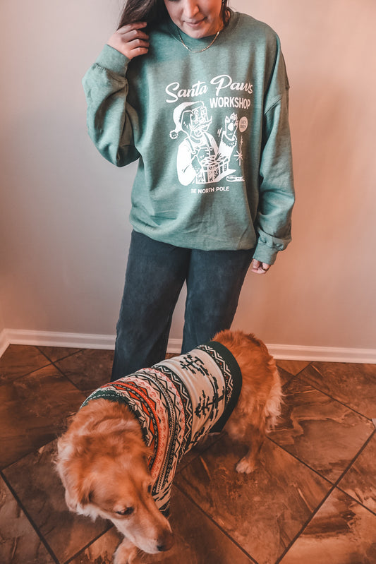 Santa Paws Heavy Blend Crewneck